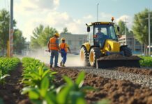 Construction site weed control