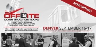 Modular Building Institute sponsored Offsite Construction Expo goes virtual