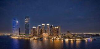 Emaar Celebrates the Launch of Dubai Metro's Blue Line with a Spectacular Projection at Burj Khalifa